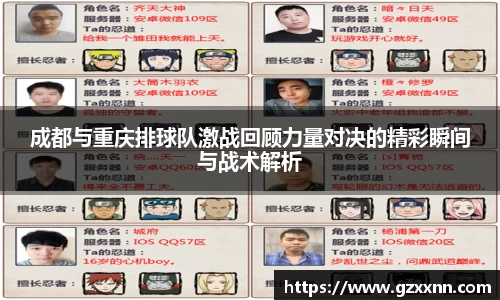 成都与重庆排球队激战回顾力量对决的精彩瞬间与战术解析